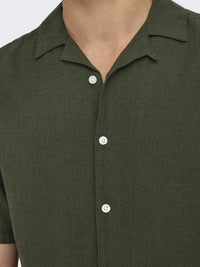 Caiden Linskjorte Resort SS - Kambaba Only & Sons
