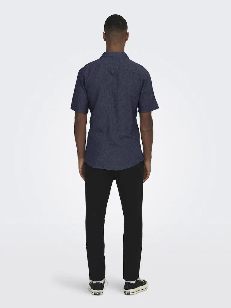 Caiden Linskjorte Resort SS - Night Sky Only & Sons