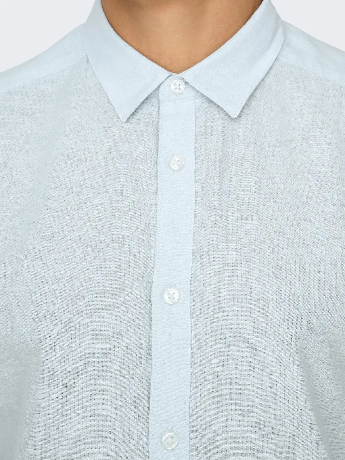 Caiden Linskjorte SS - Cashmere Blue Only & Sons