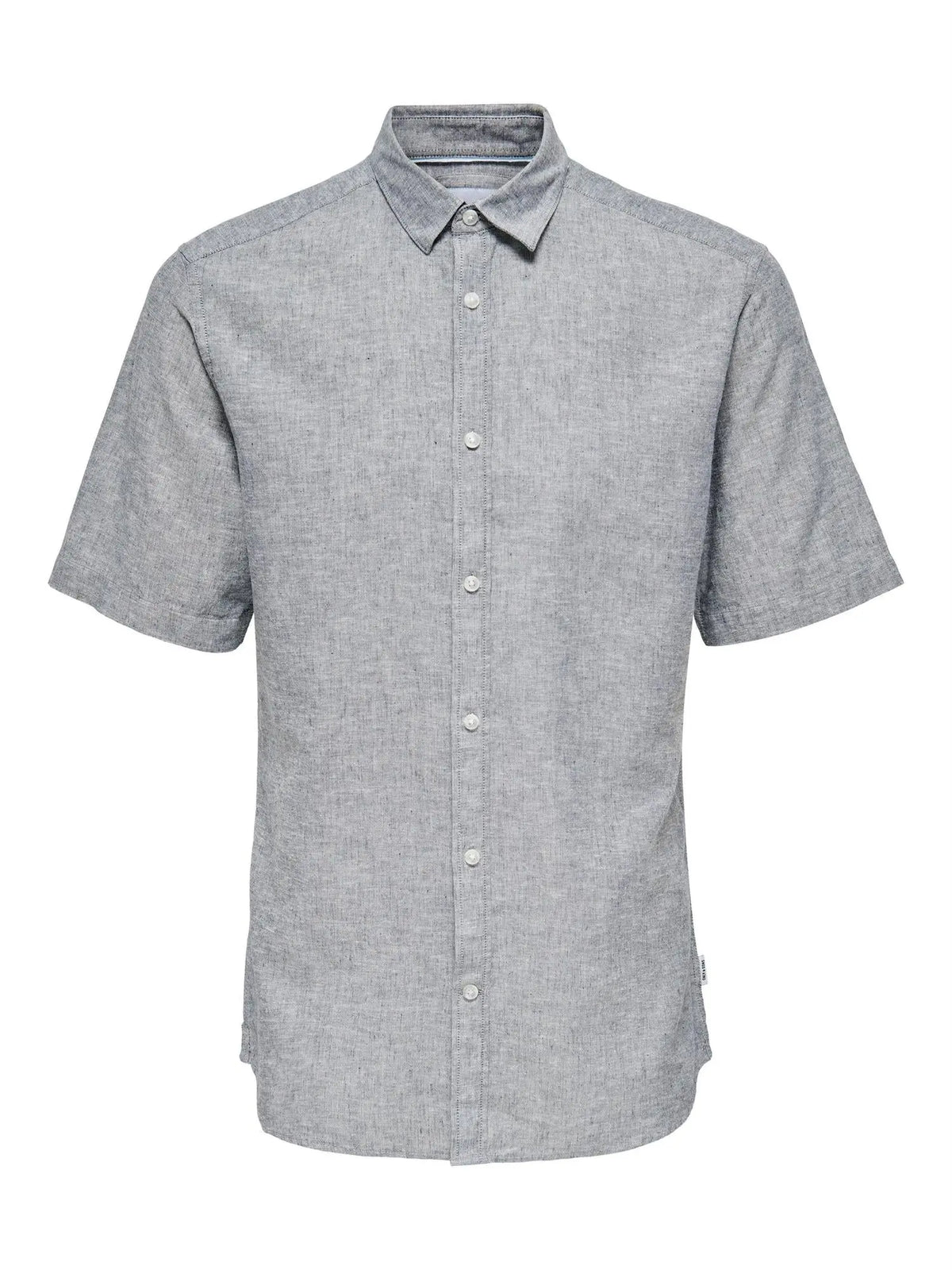 Caiden Linskjorte SS - Dress Blues Only & Sons