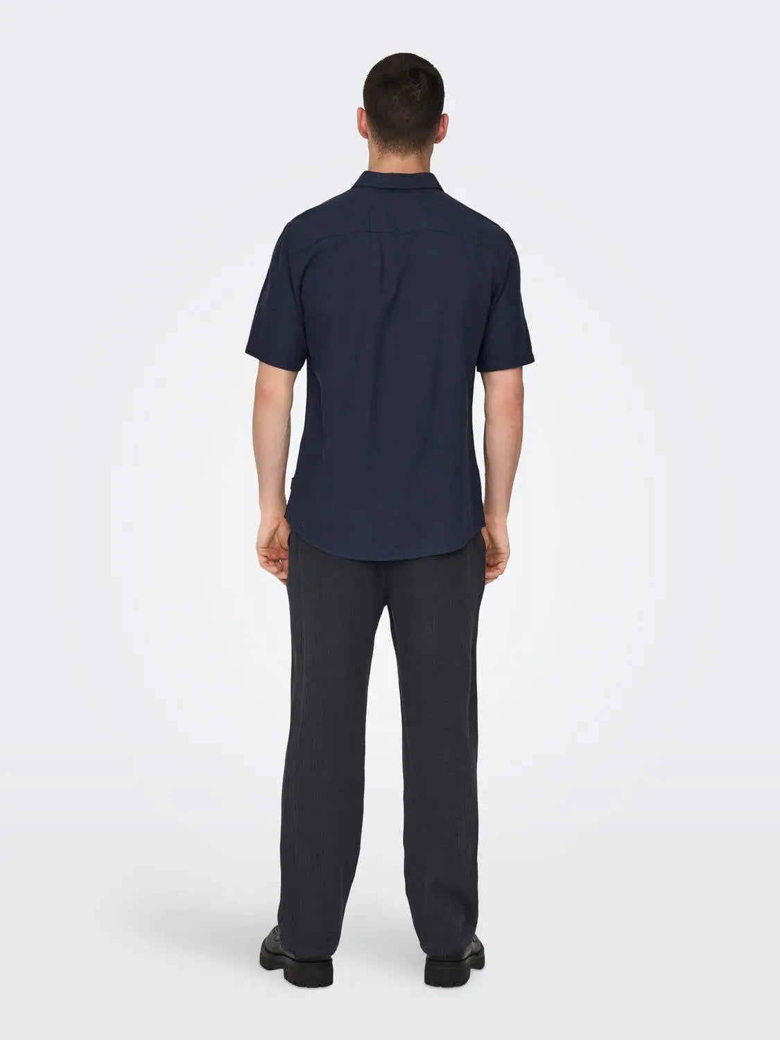 Caiden Linskjorte SS - Night Sky Only & Sons