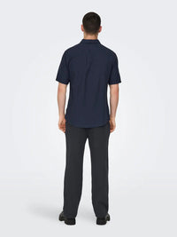 Caiden Linskjorte SS - Night Sky Only & Sons