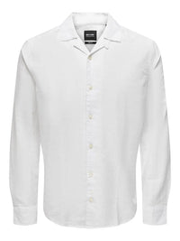 Caiden Resort Linskjorte - White Only & Sons