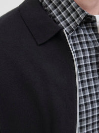 Callum Cardigan Full Zip - Black JJ Rebel