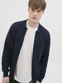 Callum Cardigan Full Zip - Sky Captain JJ Rebel