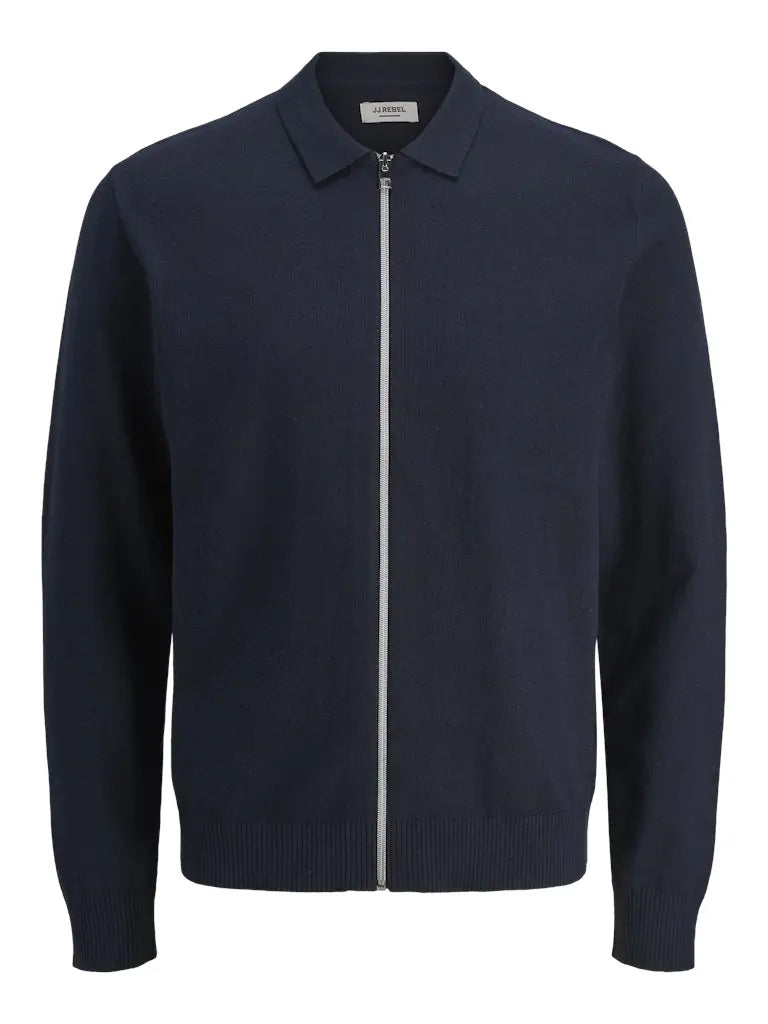 Callum Cardigan Full Zip - Sky Captain JJ Rebel
