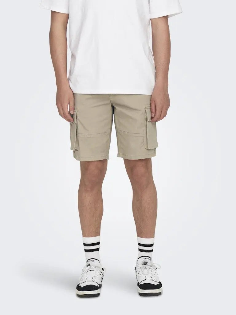 Cam Cargo shorts 6689 - Chinchilla Only & Sons