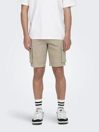 Cam Cargo shorts 6689 - Chinchilla Only & Sons