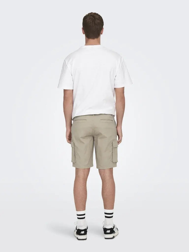 Cam Cargo shorts 6689 - Chinchilla Only & Sons