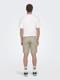 Cam Cargo shorts 6689 - Chinchilla Only & Sons