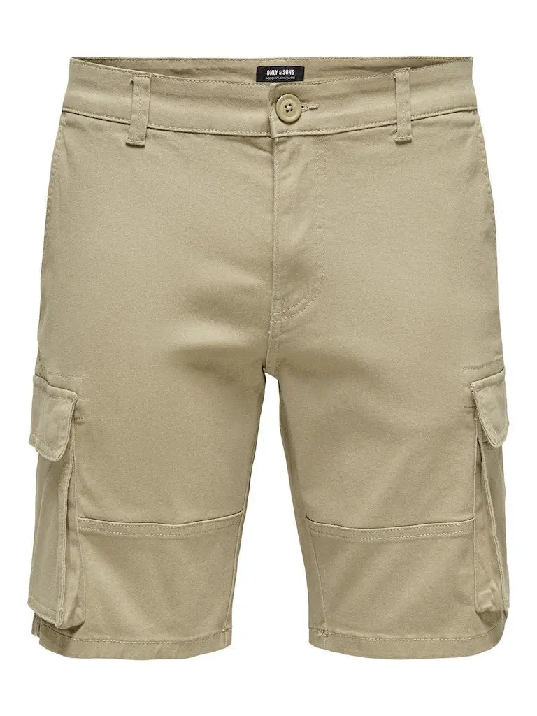 Cam Cargo shorts 6689 - Chinchilla Only & Sons