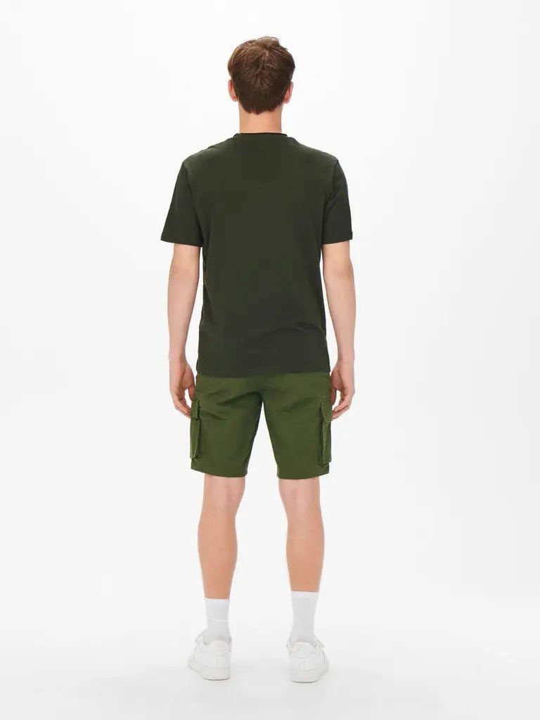 Cam Cargo shorts 6689 - Olive Night Only & Sons