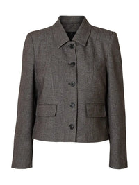 Camilla Blazer Short - Black Detail/Structure Selected Femme