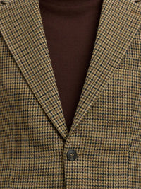 Carl Tweed Blazer - Golden Brown Check Selected Homme