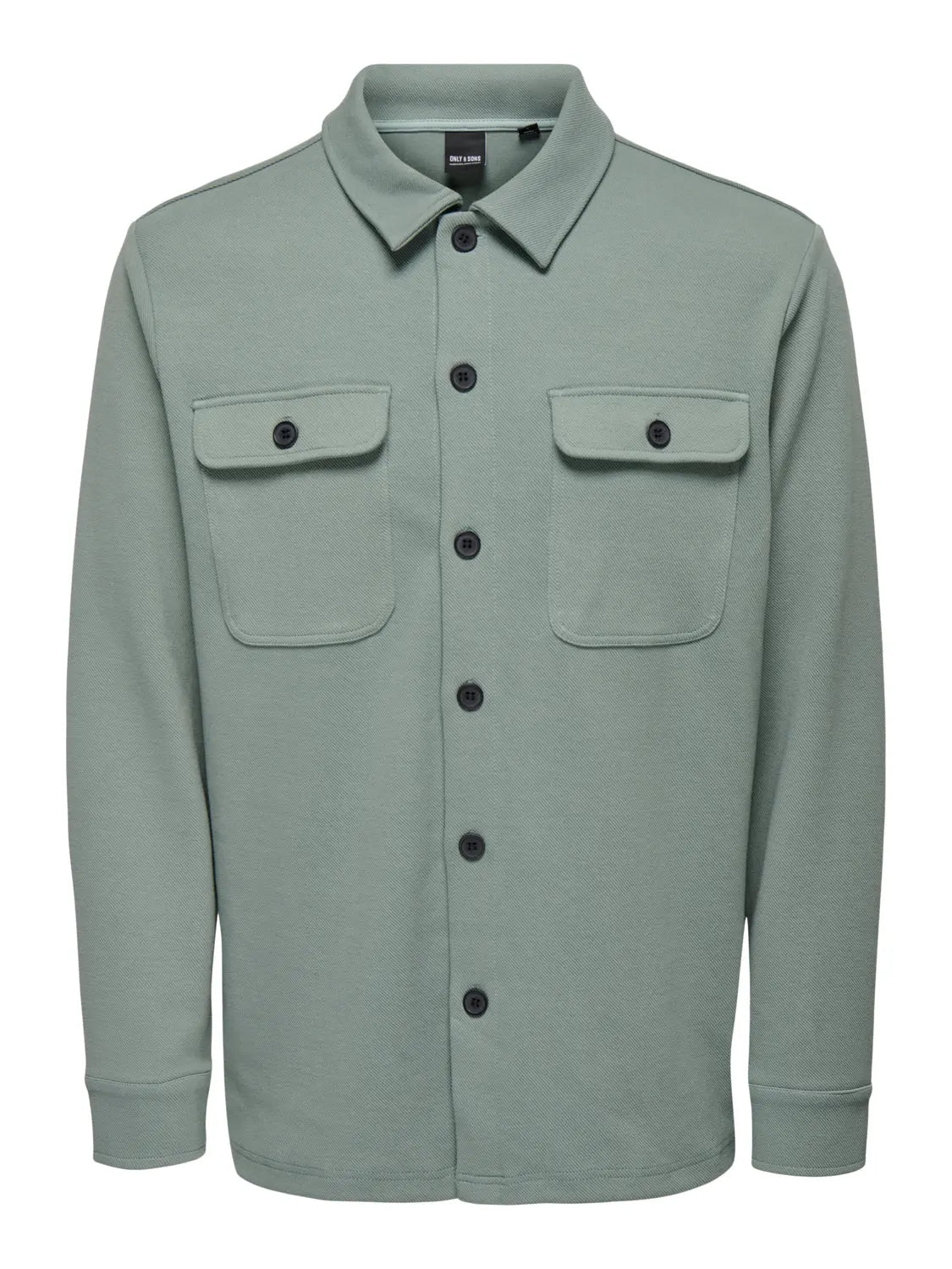 Kodyl Overshirt - Chinois Green/Castor Grey Only & Sons