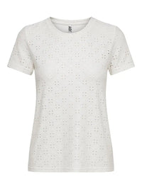 Cathinka T-skjorte - Cloud Dancer JDY