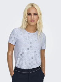Cathinka T-skjorte - Kentucky Blue JDY
