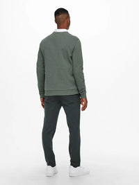 Ceres Genser Rund Hals - Castor Grey Only & Sons