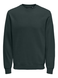 Ceres Genser Rund Hals - Darkest Spruce Only & Sons