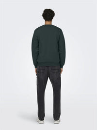Ceres Genser Rund Hals - Darkest Spruce Only & Sons