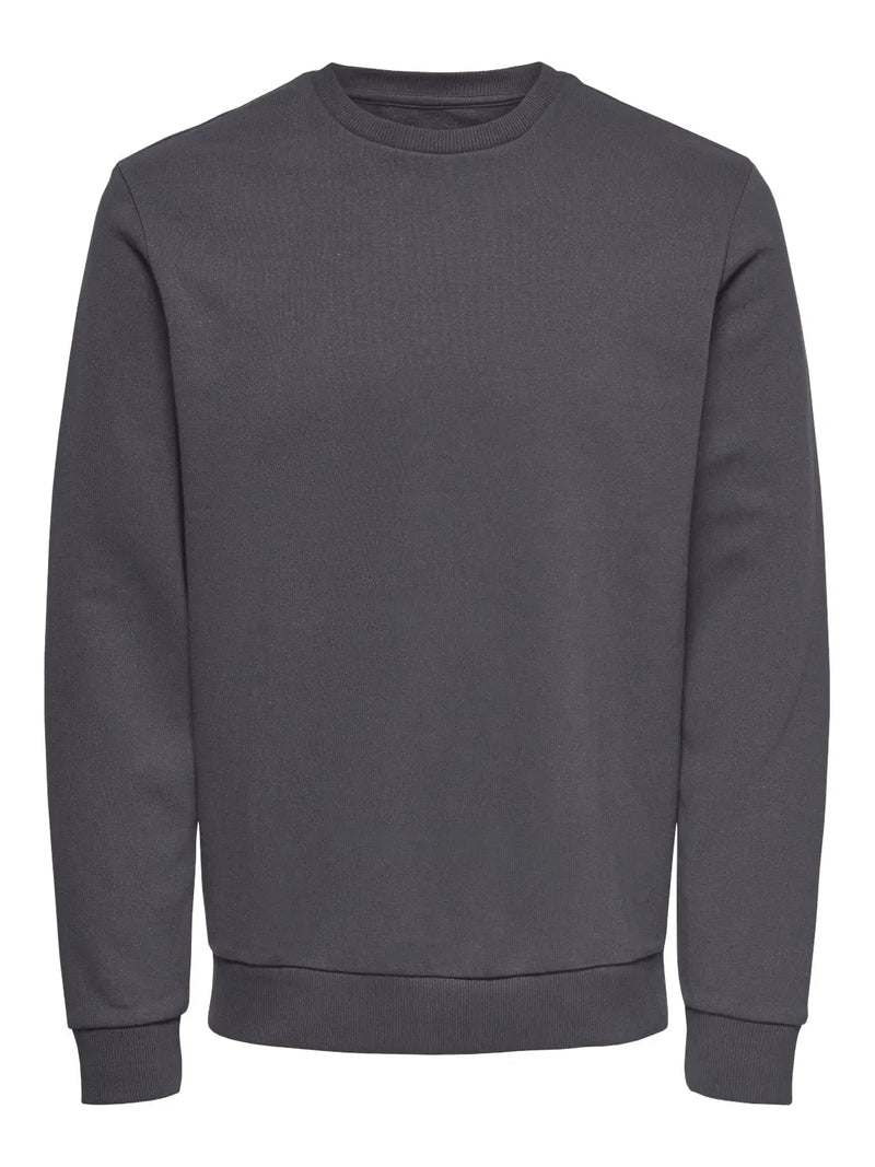 Ceres Genser Rund Hals - Grey Pinstripe Only & Sons