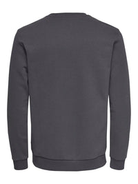 Ceres Genser Rund Hals - Grey Pinstripe Only & Sons