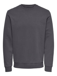 Ceres Genser Rund Hals - Grey Pinstripe Only & Sons