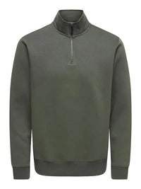 Ceres Half Zip Genser - Beluga Only & Sons