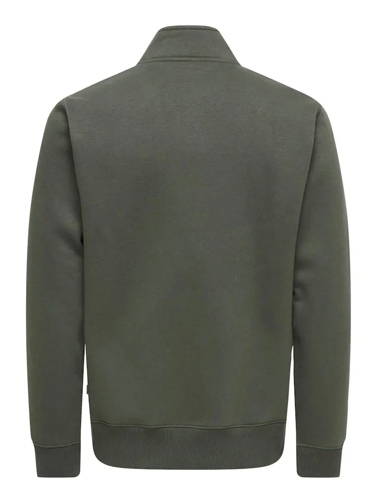 Ceres Half Zip Genser - Beluga Only & Sons