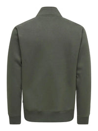 Ceres Half Zip Genser - Beluga Only & Sons