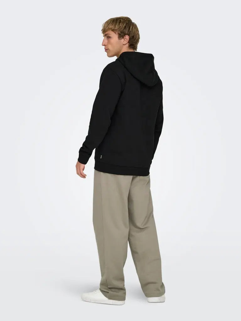Ceres Hettegenser m/Zip - Black Only & Sons