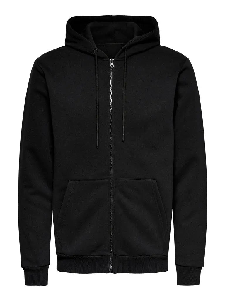 Ceres Hettegenser m/Zip - Black Only & Sons