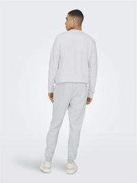 Ceres Joggebukse - Super Light Grey Melange Only & Sons