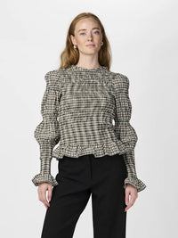 Chemma Smock Top - Black Y.A.S
