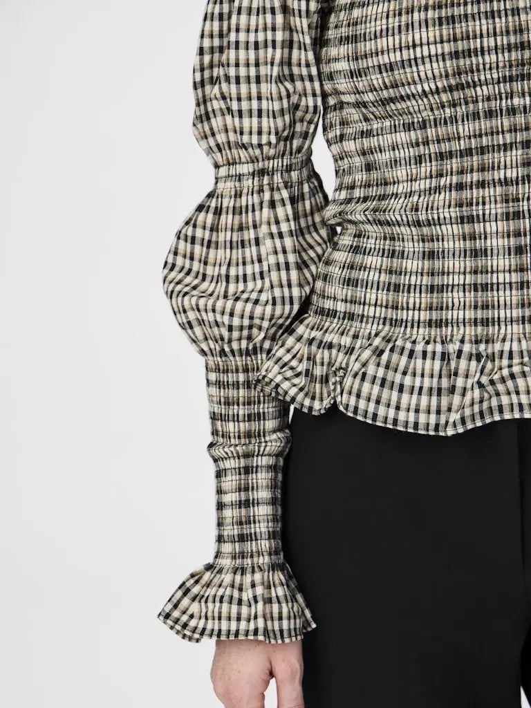 Chemma Smock Top - Black Y.A.S