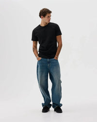 Classic Fit Logo T-Skjorte - Black Bareen