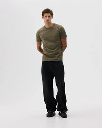 Classic Fit Logo T-Skjorte - Olive Green Bareen