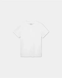 Classic Fit Logo T-Skjorte - White Bareen