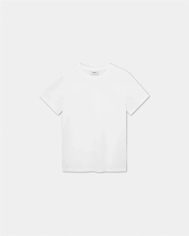 Classic Fit Logo T-Skjorte - White Bareen