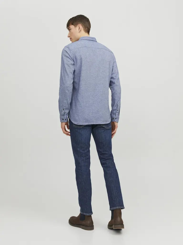 Classic Melange Skjorte - Faded Denim Jack&Jones