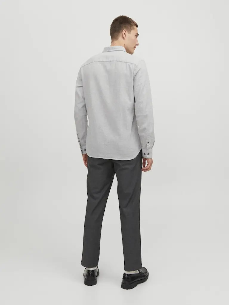 Classic Melange Skjorte - Light Grey Melange Jack&Jones