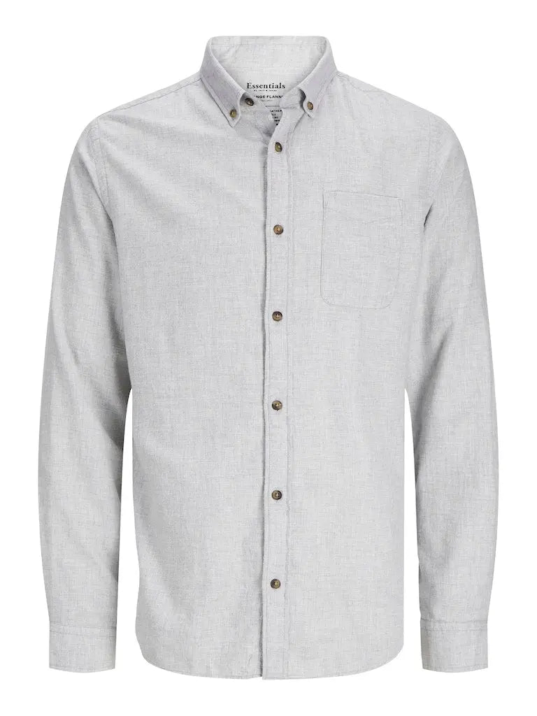 Classic Melange Skjorte - Light Grey Melange Jack&Jones