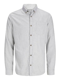 Classic Melange Skjorte - Light Grey Melange Jack&Jones