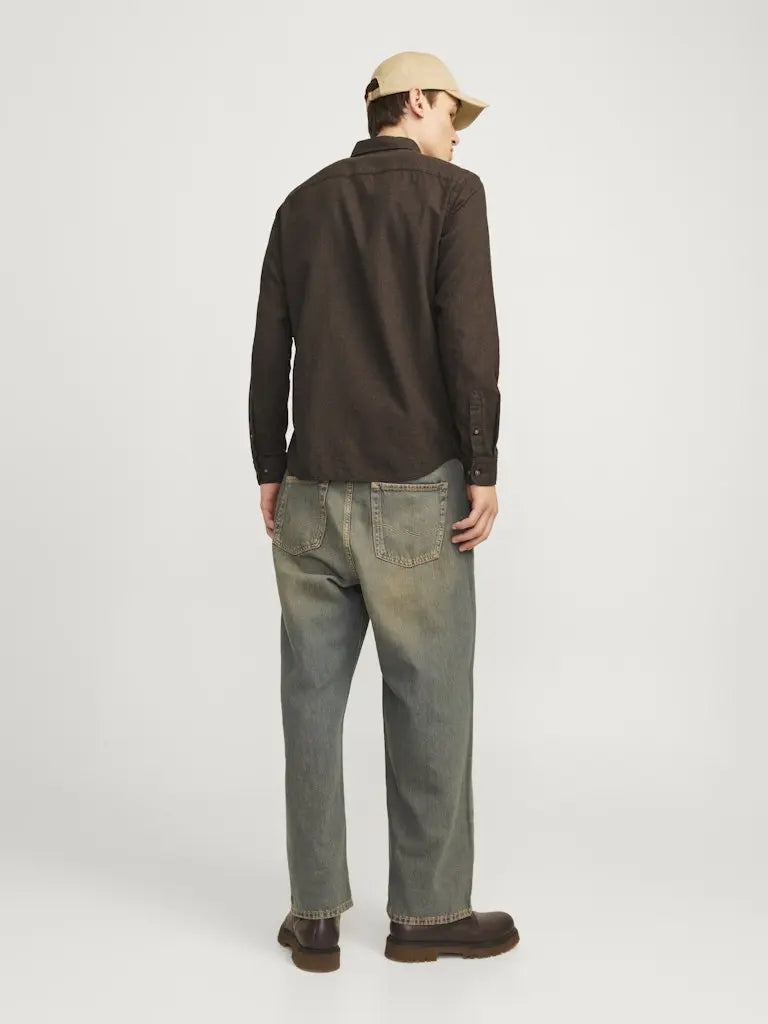 Classic Melange Skjorte - Mulch Jack&Jones