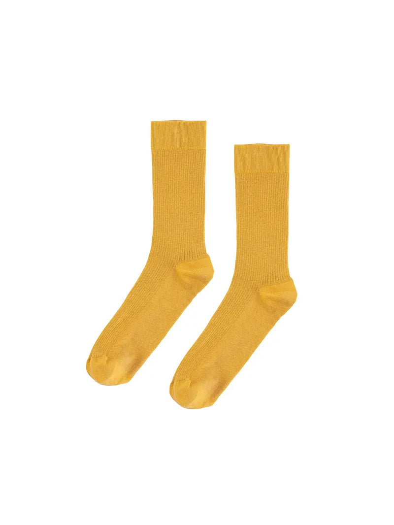 Classic Organic Sock - Burned Yellow Colorful Standard