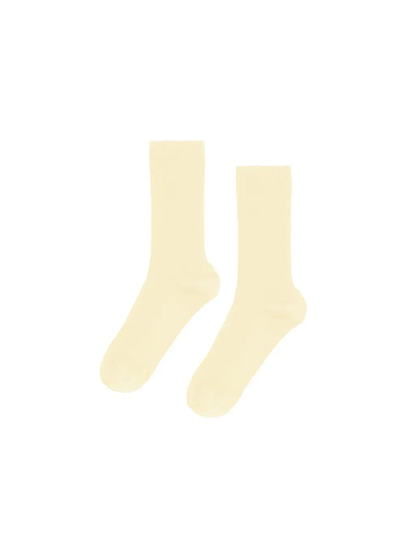 Classic Organic Sock - Soft Yellow Colorful Standard