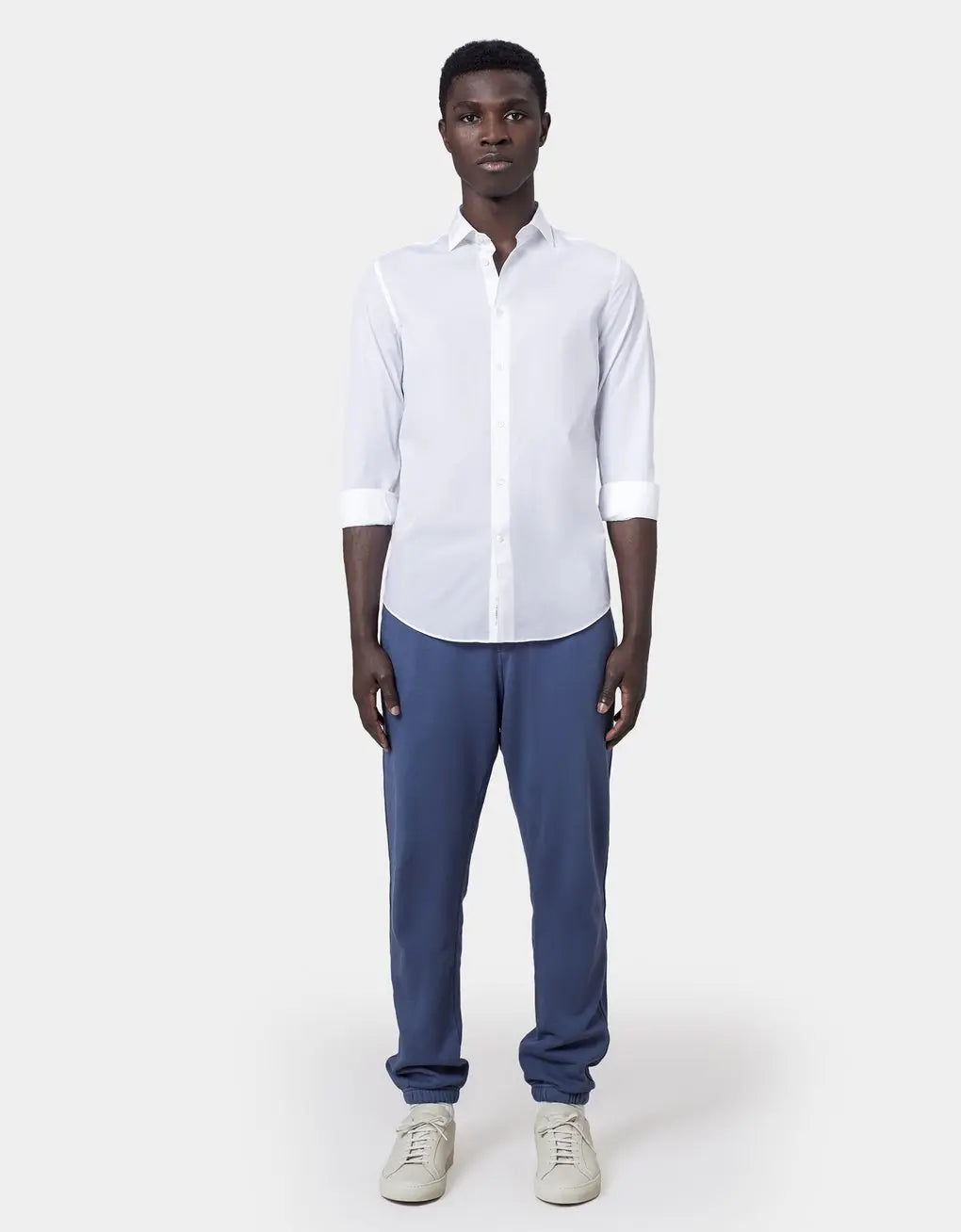 Classic Organic Sweatpants Polar Blue