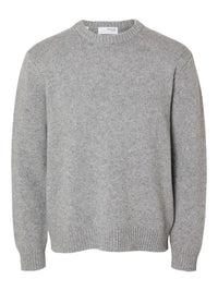 Cody Relaxed Ullgenser - Light Grey Melange Selected Homme