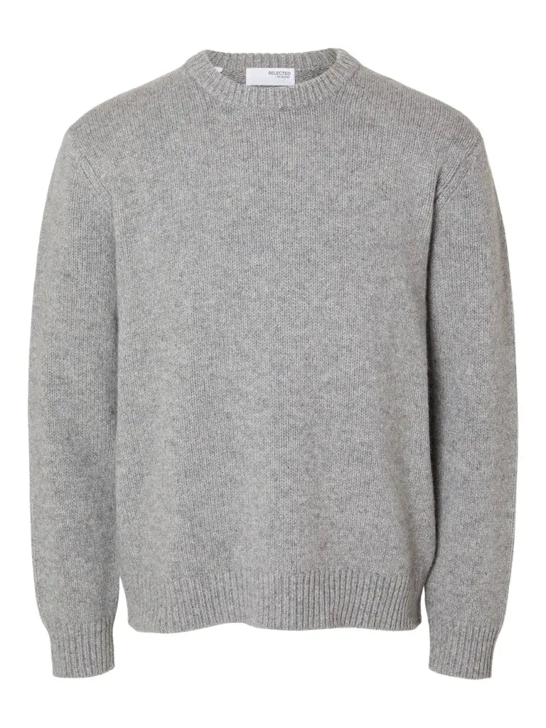 Cody Relaxed Ullgenser - Light Grey Melange Selected Homme