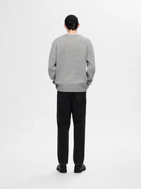 Cody Relaxed Ullgenser - Light Grey Melange Selected Homme